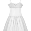 Janis Cotton Frill Mini Dress – White