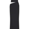 Jasiel Strapless Knit Maxi Dress – Black