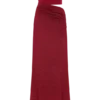 Jasiel Strapless Knit Maxi Dress – Red