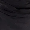 Jasmine Strapless Satin Maxi Dress – Black