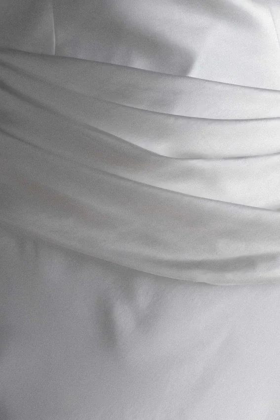 Jasmine Strapless Satin Maxi Dress – White Jasmine Strapless Satin Maxi Dress – White