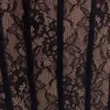 Jeannette Panelled Lace Mini Dress – Black