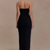 Jianna Strapless Mesh Maxi Dress – Black Jianna Strapless Mesh Maxi Dress – Black