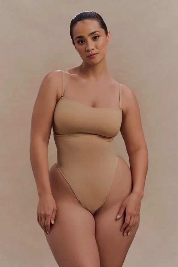 Saria High Waist Shapewear Briefs – Beige Saria High Waist Shapewear Briefs – Beige