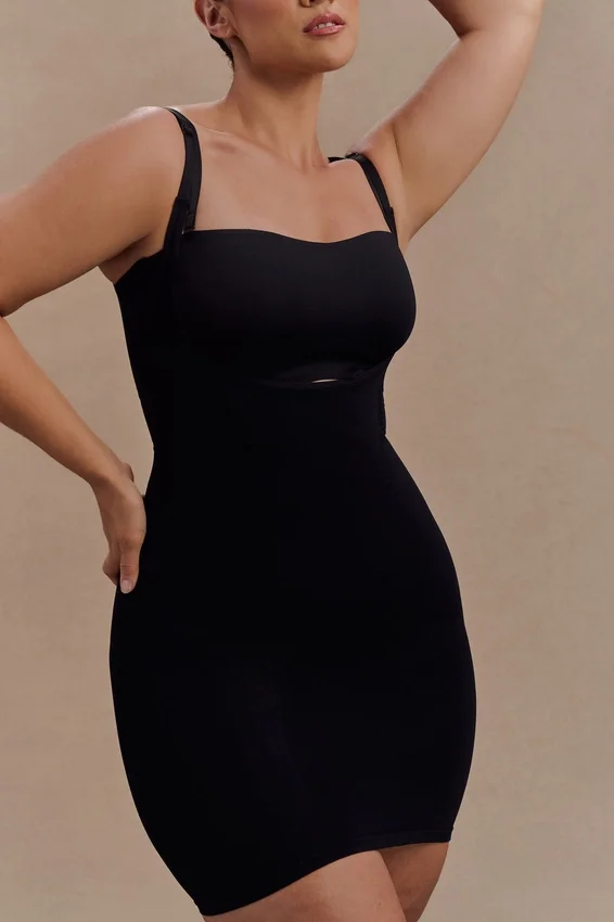 Jocelyn Backless Shapewear Mini Dress – Black Jocelyn Backless Shapewear Mini Dress – Black
