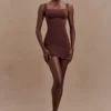 Jocelyn Backless Shapewear Mini Dress – Espresso Jocelyn Backless Shapewear Mini Dress – Espresso