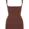 Jocelyn Backless Shapewear Mini Dress – Espresso Jocelyn Backless Shapewear Mini Dress – Espresso