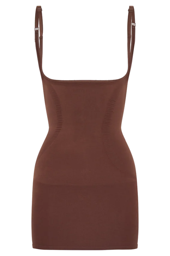 Jocelyn Backless Shapewear Mini Dress – Espresso Jocelyn Backless Shapewear Mini Dress – Espresso