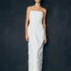 Josefa Sequin Lace Maxi Dress – White Josefa Sequin Lace Maxi Dress – White