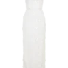 Josefa Sequin Lace Maxi Dress – White Josefa Sequin Lace Maxi Dress – White