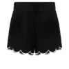Judith Scallop Shorts – Black