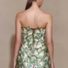 Juniper Hand Embroidered Floral Mini Dress – Gold/Teal Juniper Hand Embroidered Floral Mini Dress – Gold/Teal