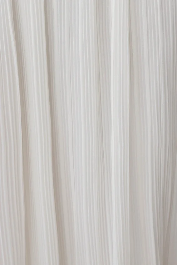 Juno Strapless Pleated Maxi Gown – White Juno Strapless Pleated Maxi Gown – White