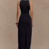 Kaiden Slinky Beaded Maxi Dress – Black Kaiden Slinky Beaded Maxi Dress – Black