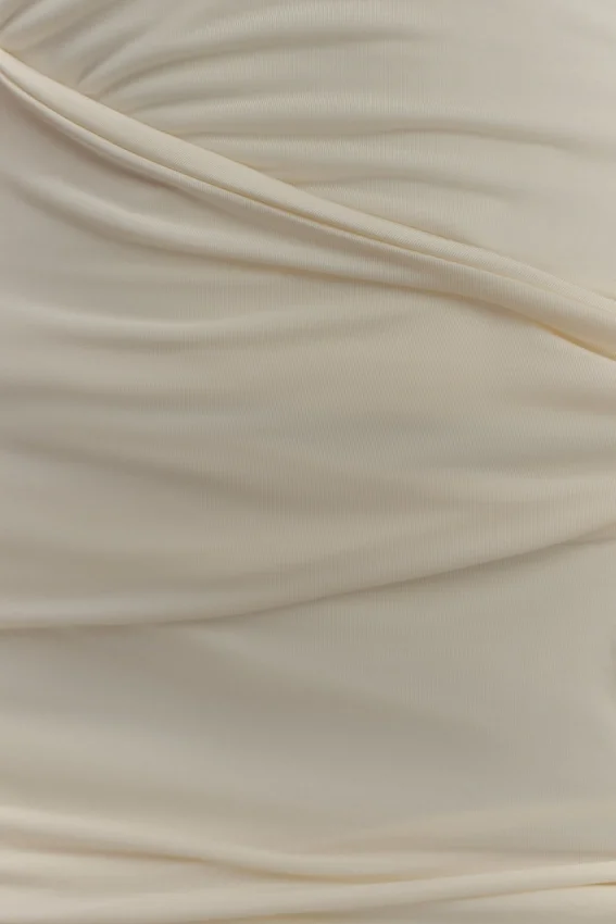 Kaiden Slinky Beaded Maxi Dress – Ivory Kaiden Slinky Beaded Maxi Dress – Ivory