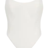 Karina Strapless Scuba Corset – White