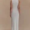 Kassidy Peached Jersey Maxi Dress – Ivory Kassidy Peached Jersey Maxi Dress – Ivory