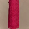 Kensley Broderie Midi Skirt – Dragonfruit