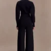 Kerrymae Straight Leg Knit Pants – Black
