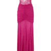 Khadijah Lace And Mesh Maxi Dress – Dragonfruit