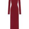 Kiyah Slinky Cut Out Maxi Dress – Red Kiyah Slinky Cut Out Maxi Dress – Red