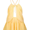 Korra Chiffon Halter Top – Butterscotch