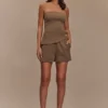 Korrie Suiting Short – Cacao Brown