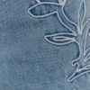Kylee Embroidered Shorts – Mid Blue
