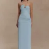 Lalia Teardrop Maxi Dress – Powder Blue Lalia Teardrop Maxi Dress – Powder Blue