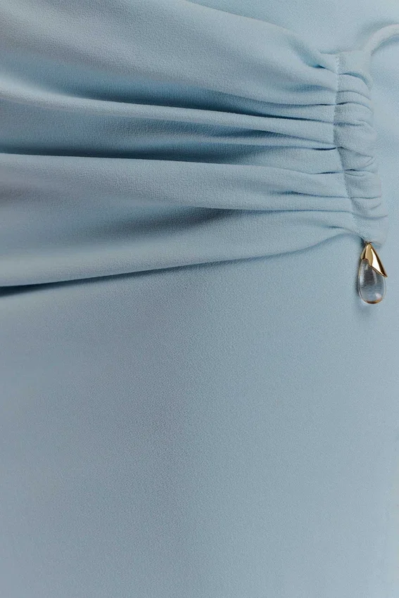 Lalia Teardrop Maxi Dress – Powder Blue Lalia Teardrop Maxi Dress – Powder Blue