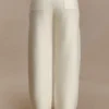 Lauren Knit Trouser – Ivory