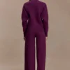 Lauren Knit Trouser – Plum