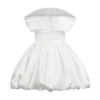 Lauretta Off Shoulder Mini Dress – White Lauretta Off Shoulder Mini Dress – White