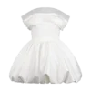 Lauretta Off Shoulder Mini Dress – White Lauretta Off Shoulder Mini Dress – White