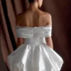 Lauretta Off Shoulder Mini Dress – White Lauretta Off Shoulder Mini Dress – White