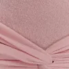 Laurie Twist Knit Mini Dress – Baby Pink