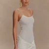 Laurie Twist Knit Mini Dress – Ivory