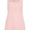 Lea Tweed Sleeveless Mini Dress – Baby Pink