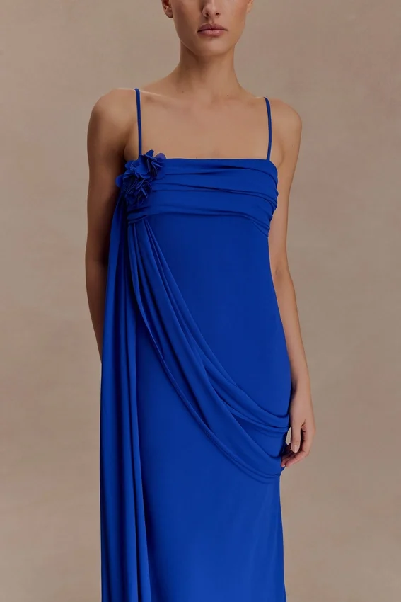 Leena Chiffon Maxi Dress – Cobalt Leena Chiffon Maxi Dress – Cobalt