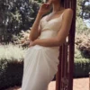 Leila Satin Corset Maxi Dress – Ivory Leila Satin Corset Maxi Dress – Ivory