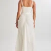 Leila Satin Corset Maxi Dress – Ivory Leila Satin Corset Maxi Dress – Ivory