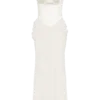 Leila Satin Corset Maxi Dress – Ivory Leila Satin Corset Maxi Dress – Ivory