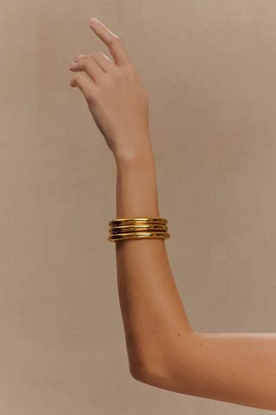 Leilani Bangle Set – Gold Leilani Bangle Set – Gold