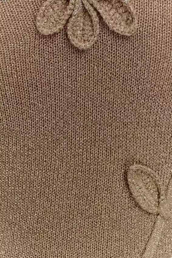 Leone One Shoulder Metallic Knit Top – Gold Leone One Shoulder Metallic Knit Top – Gold