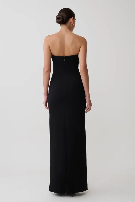 Lianne Strapless Maxi Dress – Black Lianne Strapless Maxi Dress – Black