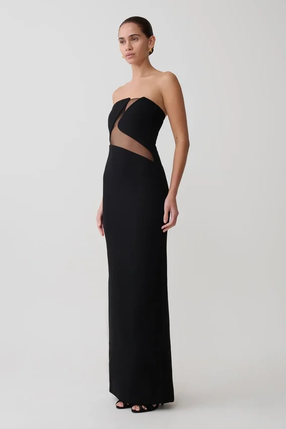 Lianne Strapless Maxi Dress – Black Lianne Strapless Maxi Dress – Black