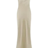 Lilly Sweetheart Satin Maxi Dress – Blush Gold