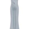 Lilly Sweetheart Satin Maxi Dress – Frosted Blue