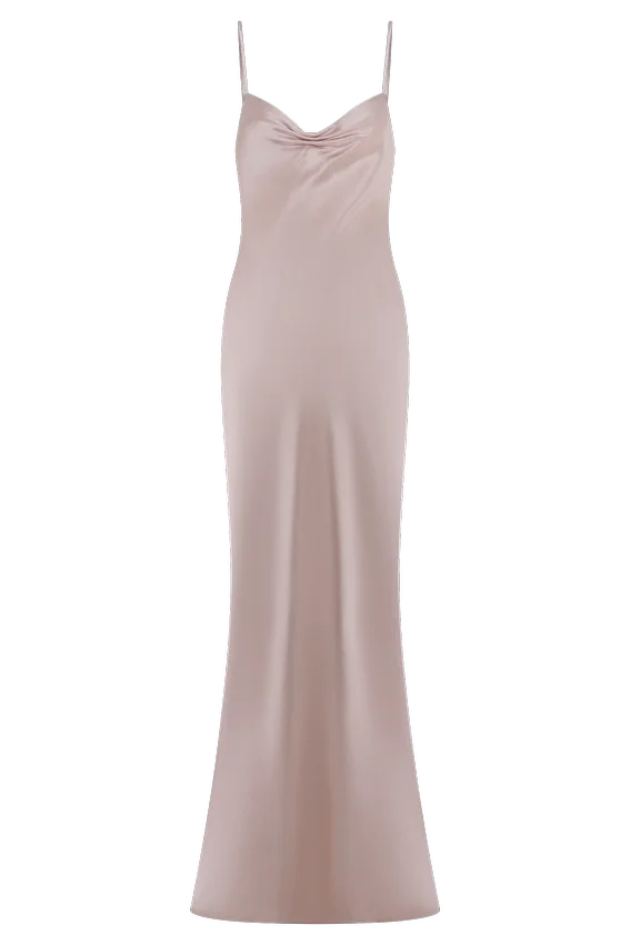 Lilly Sweetheart Satin Maxi Dress – Soft Pink Lilly Sweetheart Satin Maxi Dress – Soft Pink