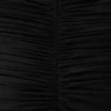 Linh Slinky High Neck Gathered Top – Black Linh Slinky High Neck Gathered Top – Black